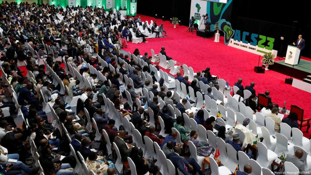 Gathering of African leaders at the African Climate Summit 2023